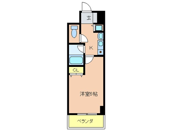 S-FORT神戸三宮北の物件間取画像